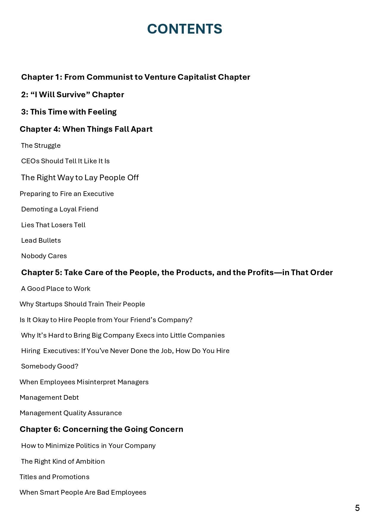 The Hard Thing About Hard Things - Educational Purpose - Image 3